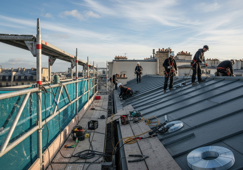 Urgence fuite de toiture à Vitry-sur-Seine : dépannage immédiat et colmatage des infiltrations en toiture plate