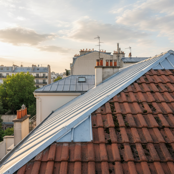 Entreprise de zinguerie à L’Haÿ-les-Roses : remplacement des solins zinc et sécurisation des jonctions toiture-façade