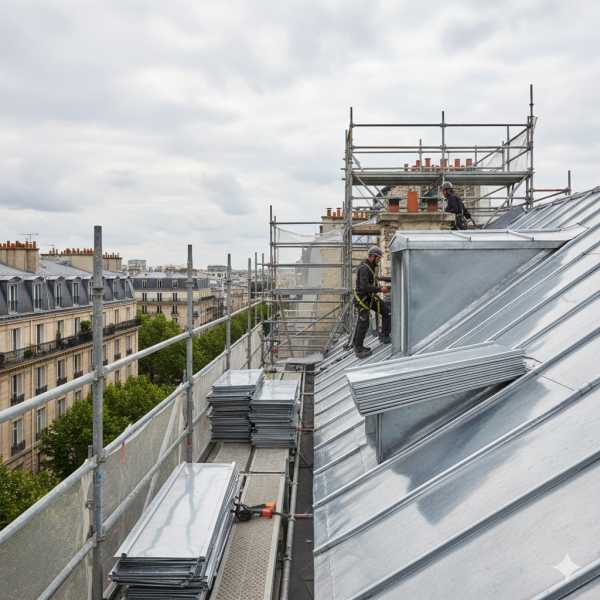 Urgence fuite de toiture à Garches : dépannage immédiat de couverture et recherche d’infiltration par nos couvreurs experts