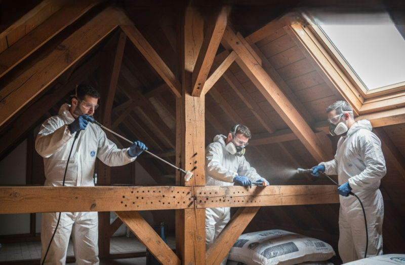 Traitement préventif et curatif des charpentes en bois à Rueil-Malmaison : évitez les problèmes structurels